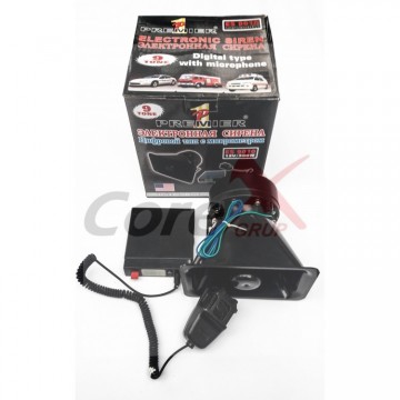 Sirena electronica 300W 9 tonuri ES9010