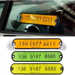 Suport numar telefon parcare temporara