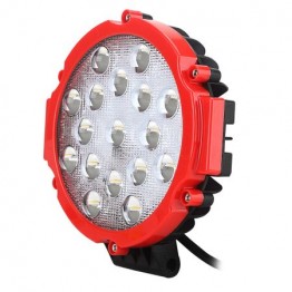 Proiector LED auto off road 51W 12V/24V rosu