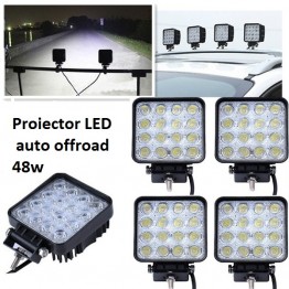 Proiector led auto OFFROAD  48W 12V-24V