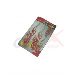 Sticker ornament Flacara